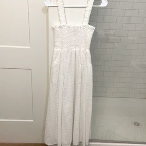 White Summer Eyelet Dress